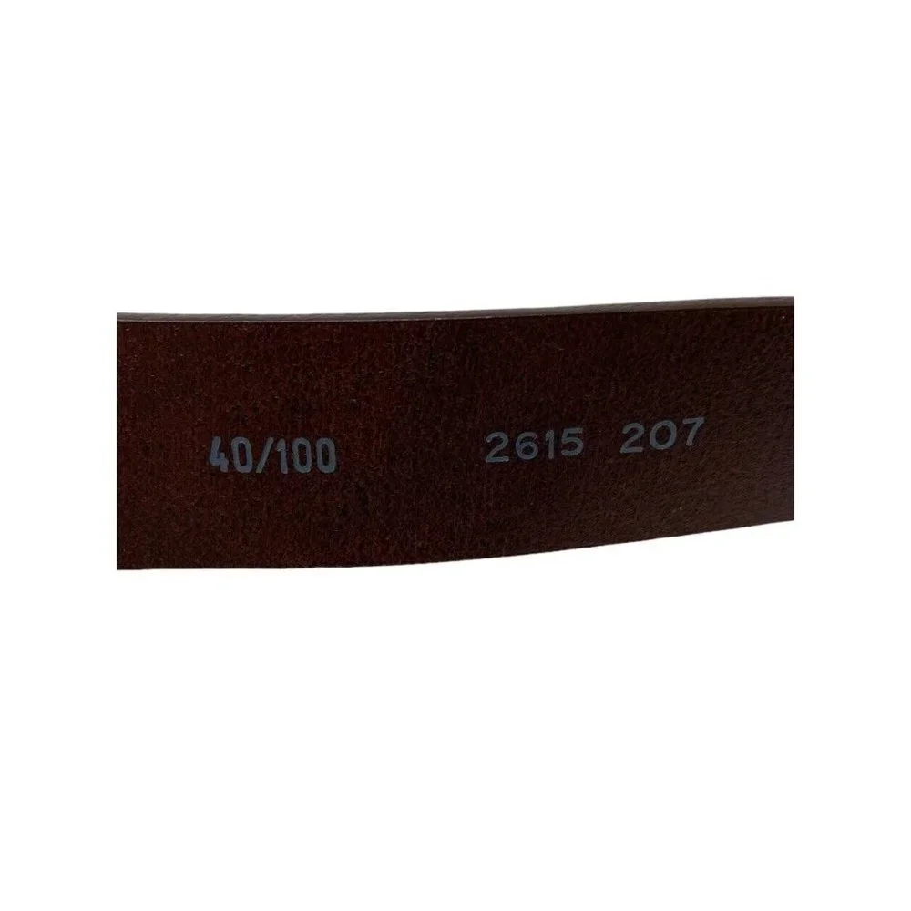 Jos A Bank Genuine Leather Brown Belt Size 40 Handcrafted in Italy Soft Leather - Picture 6 of 7